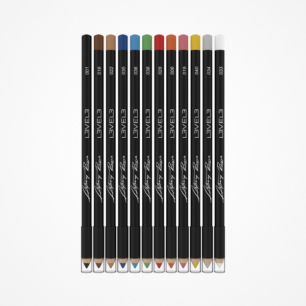 SET 12 LÁPICES DELINEADORES VARIOS COLORES LEVEL 3