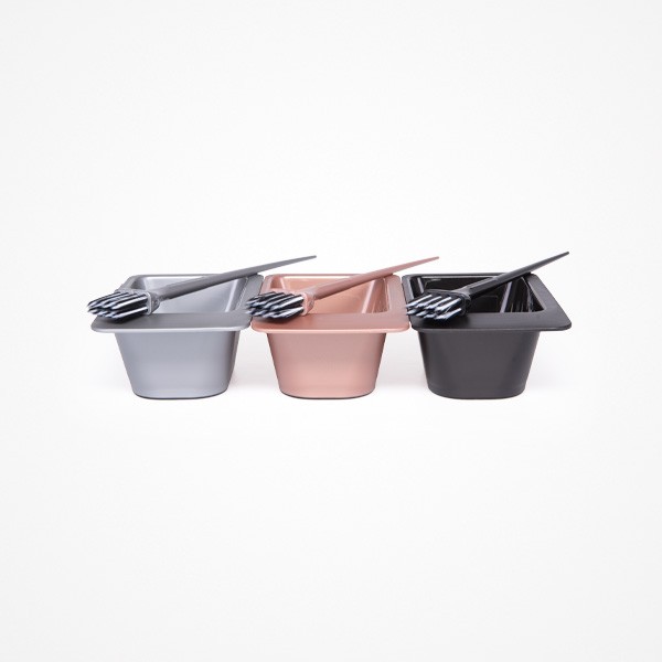 SET DE 3 BOWLS 180ML Y 3 PALETINAS DE TINTE MITTSU BIFULL