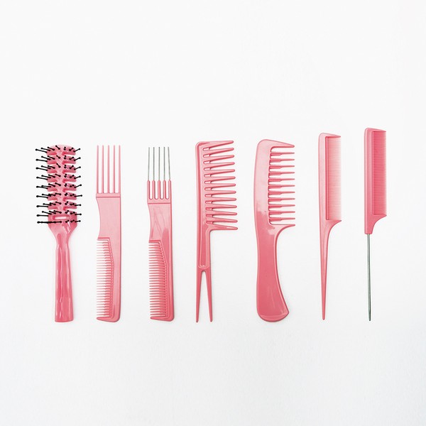 Set 7 Peines y Funda Gea Pink Bifull (999)