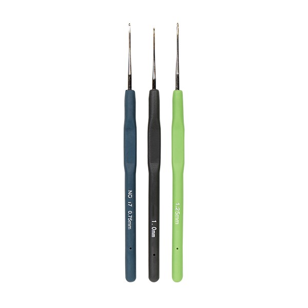 Set de Ganchos para Mechas 0.75mm-1.00mm-1.25mm Bifull
