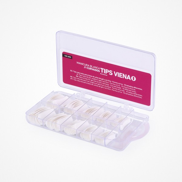 TIPS VIENA 100 UDS NATURALES CON FORMA CURVA BIFULL