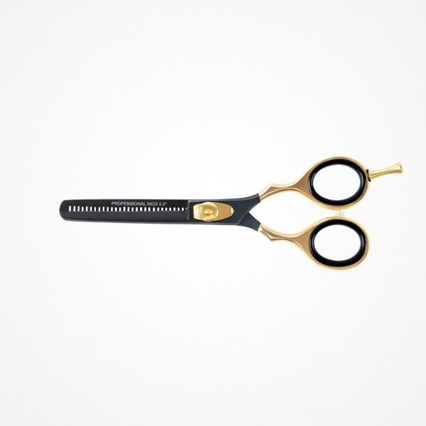Tijera Black And Gold Entresacar 5.5''