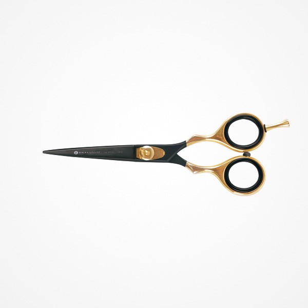 Tijera Black And Gold Professional 5.5'' Bifull