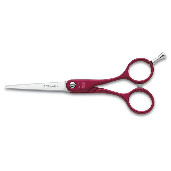Tijera Duraluminio  Roja ES28 5.5" D 3C