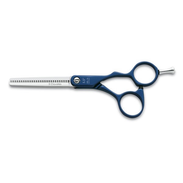 Tijera Duraluminio Azul ES28 5.5" D 3C
