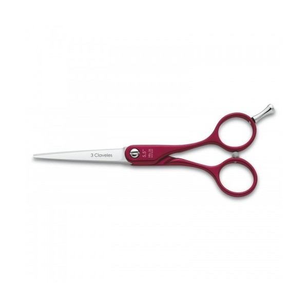 Tijera Duraluminio Roja 5.5" D 3C