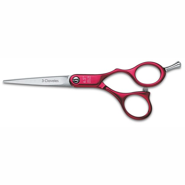 Tijera Duraluminio Roja 6.5" D