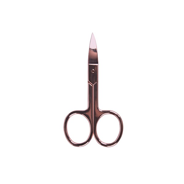 Tijera Manicura Curvada 9.3cm Pink Bronze Bifull (999)
