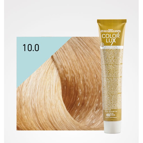 Tinte Color Lux 10.0 Rubio Platino 100ml Design Look