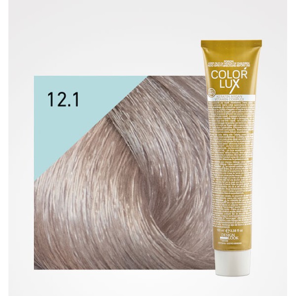 Tinte Color Lux 12.1 Super Rubio Platino Ceniza Extra 100ml Design Look