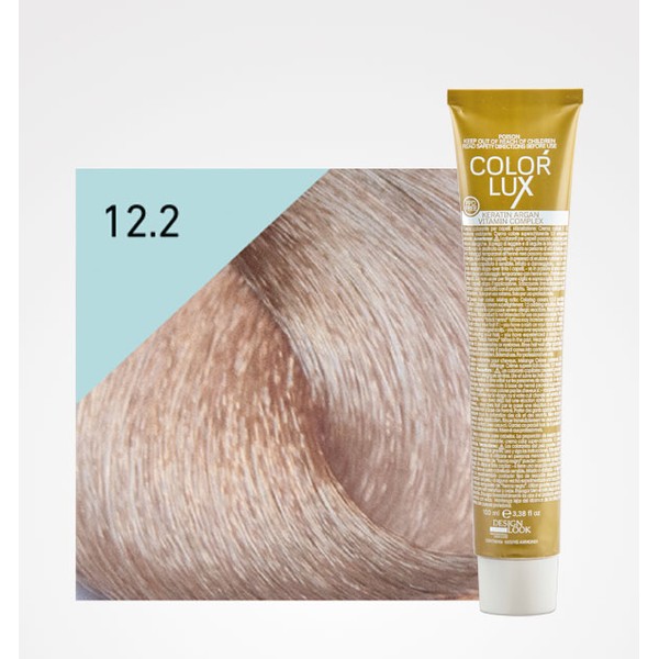 Tinte Color Lux 12.2 Super Rubio Platino Perla Extra 100ml Design Look