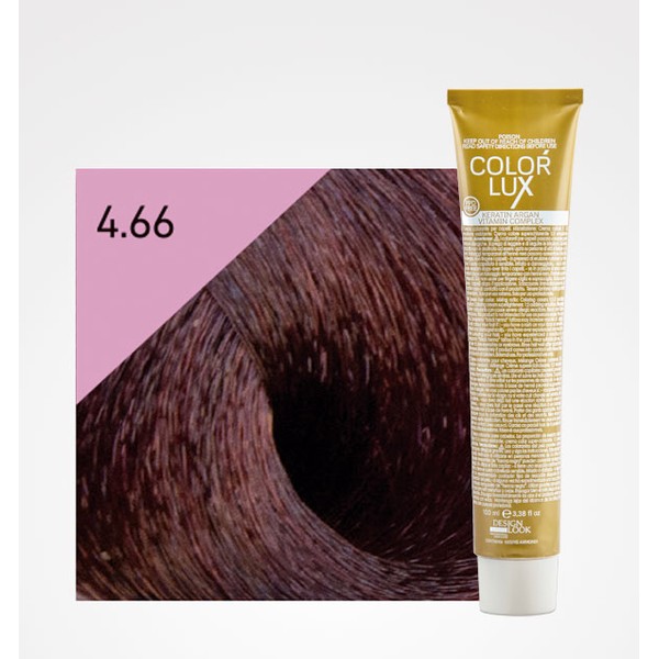 Tinte Color Lux 4.66 Castaño Rojo Intenso 100ml Design Look