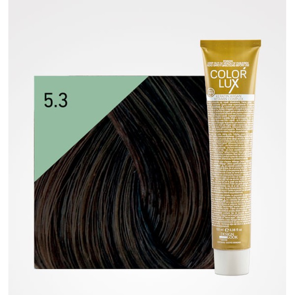 Tinte Color Lux 5.3 Castaño Claro Dorado 100ml Design Look
