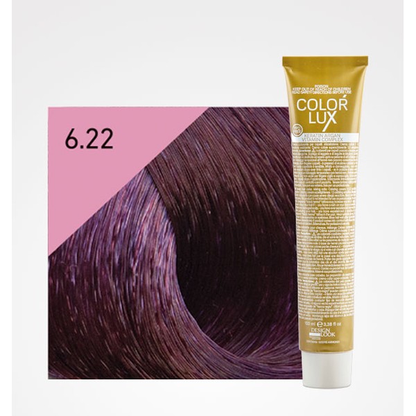 Tinte Color Lux 6.22 Rubio Oscuro Violeta Intenso 100ml Design Look