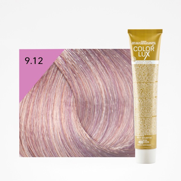 Tinte Color Lux 9.12 Rubio Clarísimo Ceniza Violeta 100ml
