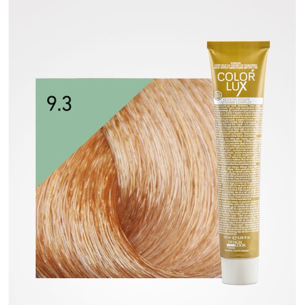 Tinte Color Lux 9.3 Rubio Clarísimo Dorado 100ml Design Look