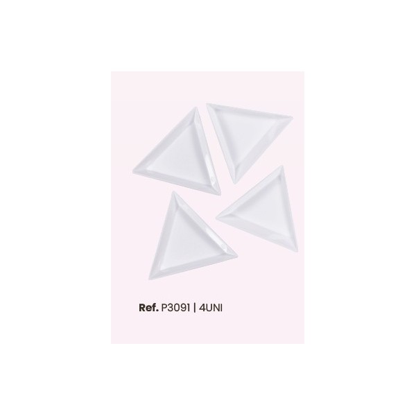 Triángulos de Plástico para Nail Art (4 Uni)
